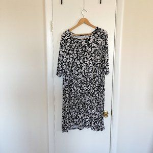 Old Navy Midi Dress with Floral Pattern